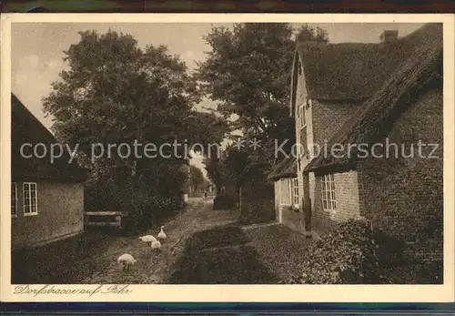 Insel Foehr Dorfstrasse Kat. Wyk auf Foehr