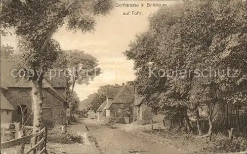 Boldixum Dorfstrasse Kat. Wyk auf Foehr