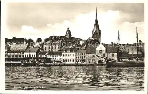 Flensburg Foerdebruecke Kat. Flensburg