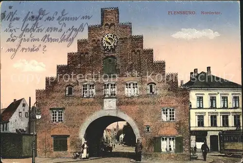 Flensburg Nordertor Kat. Flensburg