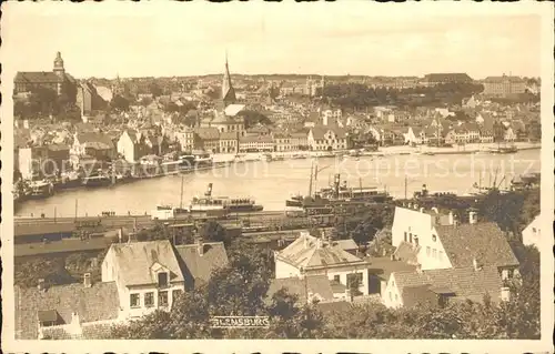 Flensburg Panorama Kat. Flensburg