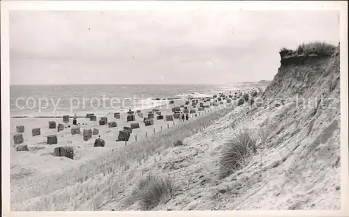 Westerland Sylt Duenen Strandpartie Kat. Westerland