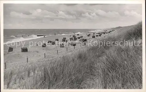 Westerland Sylt Duenen Strandpartie Kat. Westerland