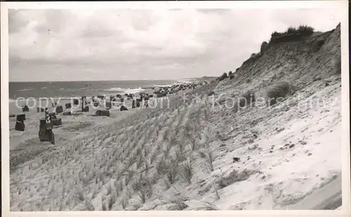 Westerland Sylt Duenen Strandpartie Kat. Westerland