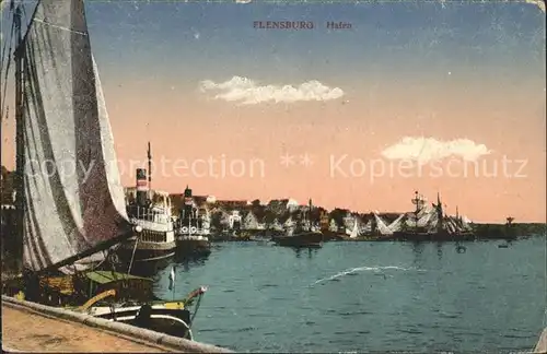 Flensburg Hafenpartie Kat. Flensburg