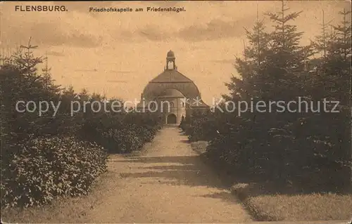 Flensburg Friedrichskapelle am Friedenshuegel Kat. Flensburg