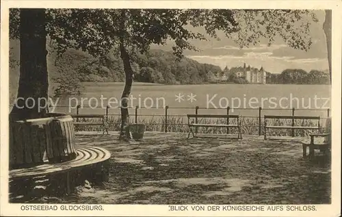 Gluecksburg Ostseebad mit Schloss Kat. Gluecksburg (Ostsee)