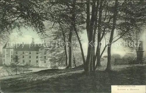 Gluecksburg Ostseebad Schloss Denkmal Kat. Gluecksburg (Ostsee)