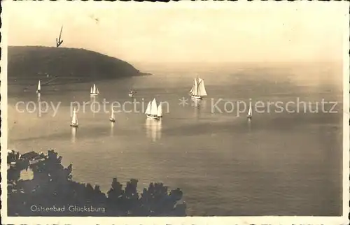 Gluecksburg Ostseebad Segelschiffe Kat. Gluecksburg (Ostsee)