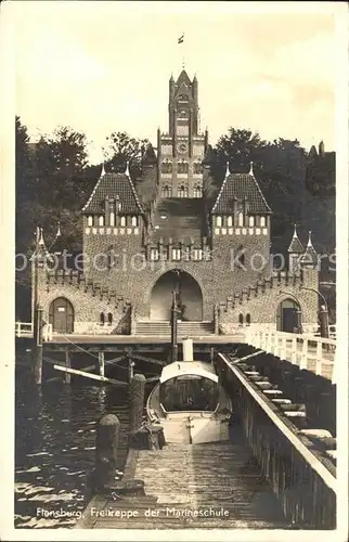 Flensburg Freitreppe zur Marineschule Kat. Flensburg