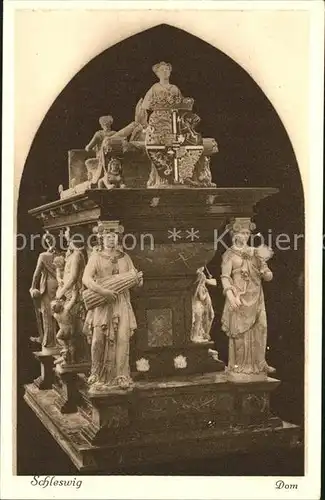 Schleswig Holstein Dom Kenotaph des daenischen Koenigs Kat. Schleswig