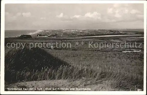 Kampen Sylt Kiffende und Sturmhaube Kat. Kampen (Sylt)