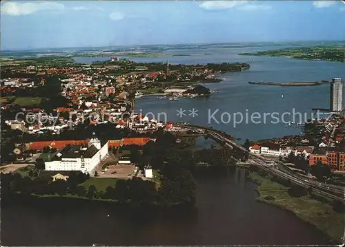 Schleswig Holstein Fliegeraufnahme mit Schlei Kat. Schleswig