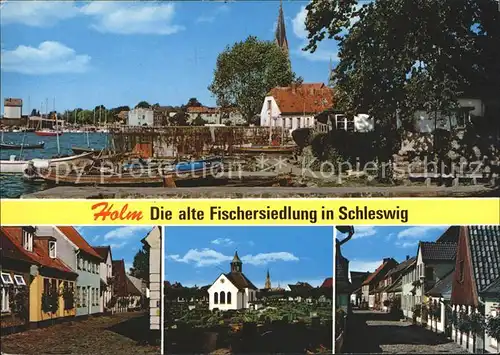 Schleswig Holstein Fischersiedlung Holm / Schleswig /Schleswig-Flensburg LKR