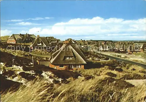 Rantum Sylt Reetdachhaeuser Kat. Rantum (Sylt)