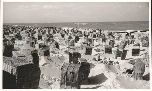 Westerland Sylt Strand Kat. Westerland