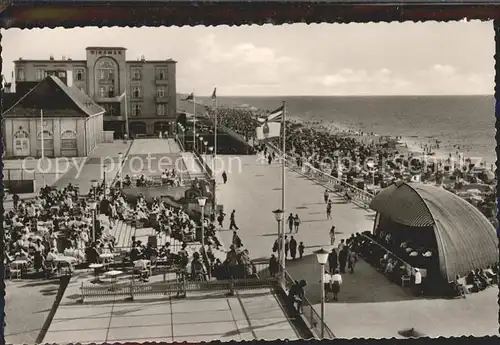 Westerland Sylt Strandpromenade mit Musikpavillon Kat. Westerland