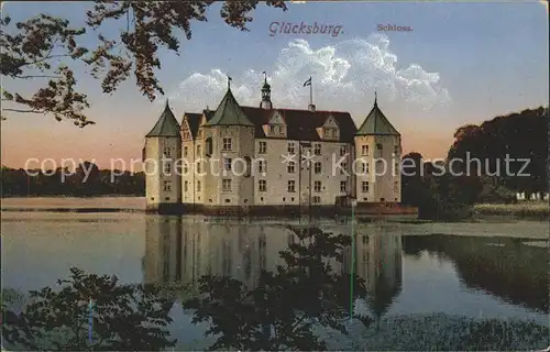 Gluecksburg Ostseebad Schloss Kat. Gluecksburg (Ostsee)