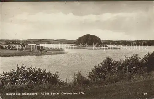 Gluecksburg Ostseebad Rueder See Chocoladen Insel Kat. Gluecksburg (Ostsee)