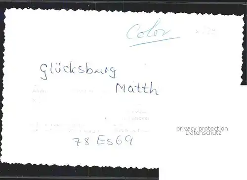 Gluecksburg Ostseebad Matthias Claudius Heim Kat. Gluecksburg (Ostsee)