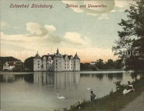 Gluecksburg Ostseebad Schloss Wasserallee Kat. Gluecksburg (Ostsee)