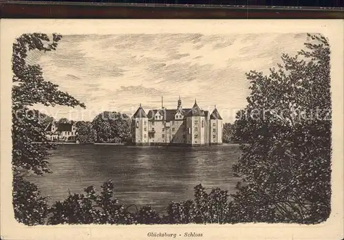 Gluecksburg Ostseebad Schloss Kat. Gluecksburg (Ostsee)