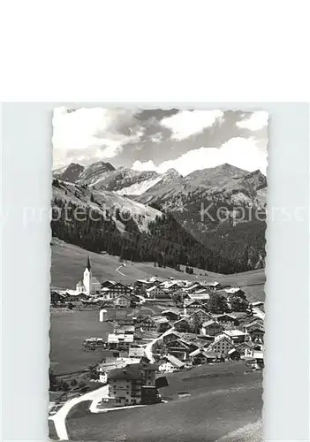 Berwang Tirol mit Lechtaler Alpen Kat. Berwang