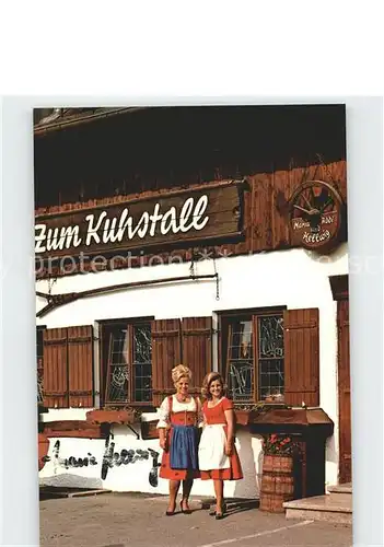 Reit Winkl Restaurant Zum Kuhstall Maria und Addi Hellwig Kat. Reit im Winkl