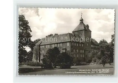 Winsen Luhe Schloss der Herzoege Lueneburg Braunschweig  Kat. Winsen (Luhe)