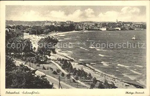 Eckernfoerde Strand Kat. Eckernfoerde