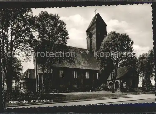 Neumuenster Schleswig Holstein Anscharkirche Kat. Neumuenster