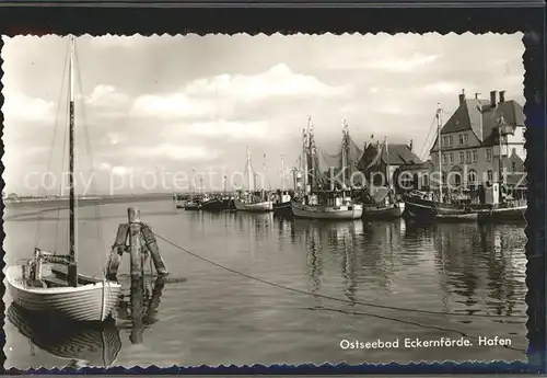 Eckernfoerde Hafen Kat. Eckernfoerde