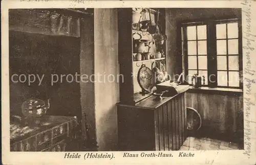 Heide Holstein Klaus Groth Haus Die Kueche Kat. Heide