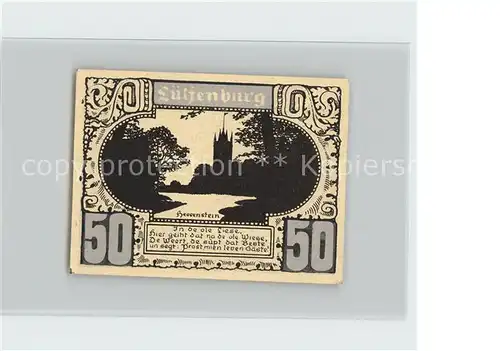 Luetjenburg Holstein Notgeld  Kat. Luetjenburg