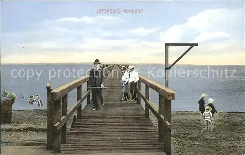 Niendorf Ostseebad Seebruecke Kat. Timmendorfer Strand