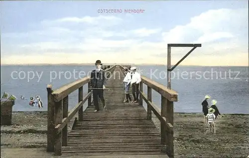 Niendorf Ostseebad Seebruecke Kat. Timmendorfer Strand