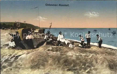 Niendorf Ostseebad Strand Strandleben Kat. Timmendorfer Strand