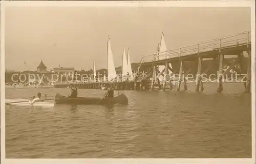 Timmendorfer Strand Seebruecke Kanufahren Kat. Timmendorfer Strand