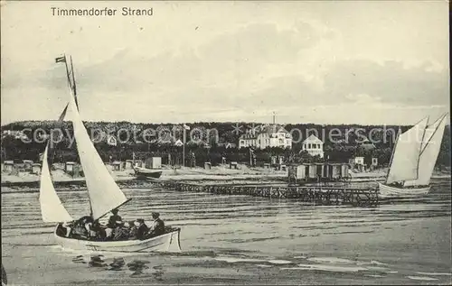 Timmendorfer Strand Segelboot Kat. Timmendorfer Strand