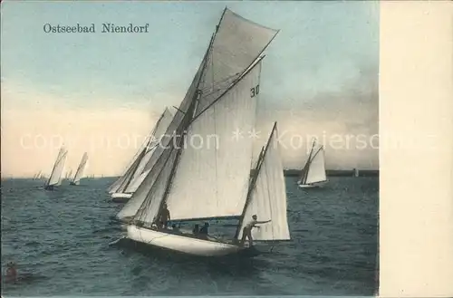 Niendorf Ostseebad Segelboot Kat. Timmendorfer Strand