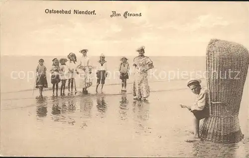 Niendorf Ostseebad Strandleben Kat. Timmendorfer Strand