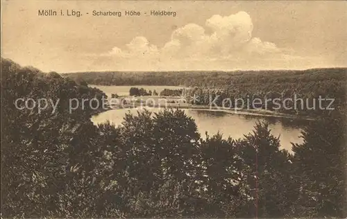 Moelln Lauenburg Scharberg Hoehe Heidberg Kat. Moelln