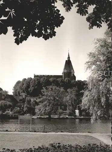 Moelln Lauenburg Kirche und See Kat. Moelln