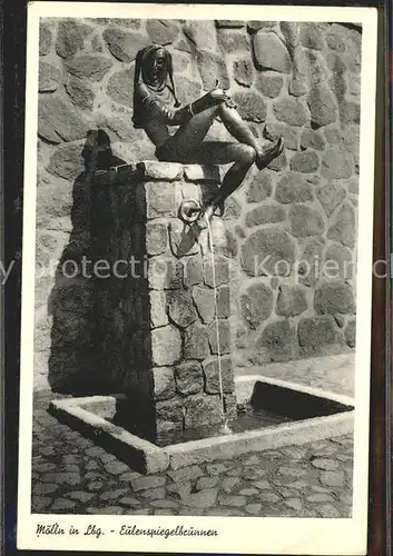 Moelln Lauenburg Eulenspiegelbrunnen Kat. Moelln