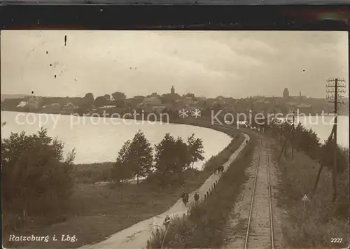 Ratzeburg Bahngleise Kat. Ratzeburg