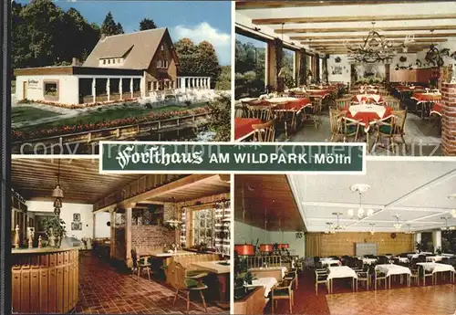 Moelln Lauenburg Forsthaus am Wildpark Kat. Moelln