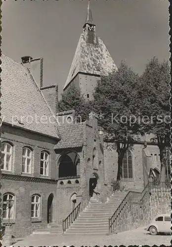 Moelln Lauenburg Kirche Rathaus Kat. Moelln
