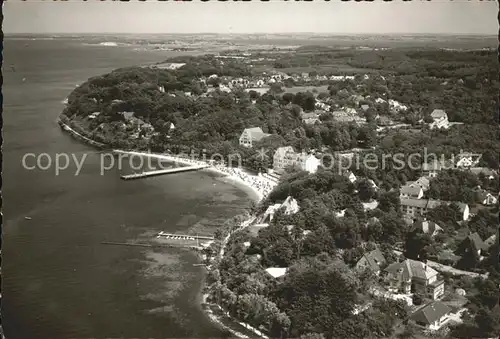 Gluecksburg Ostseebad Fliegeraufnahme Kat. Gluecksburg (Ostsee)