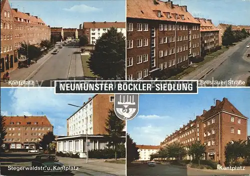 Neumuenster Schleswig Holstein Boeckler Siedlung Kantplatz Breslauer Str Stegerwaldstr Kantplatz Kat. Neumuenster