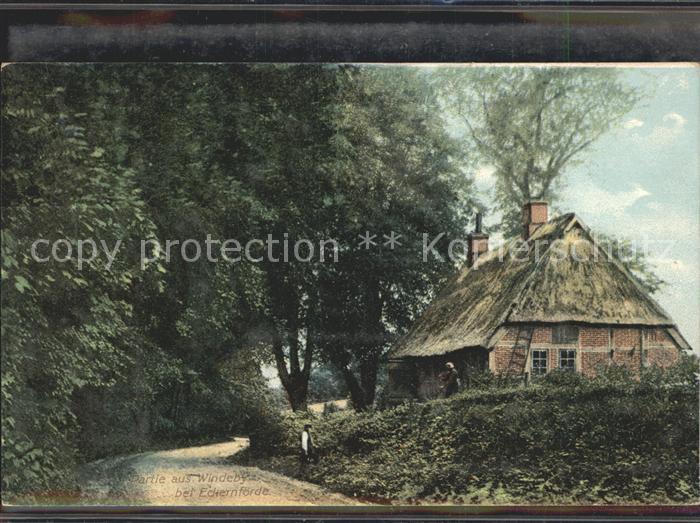 Windeby Altes Bauernhaus Kat. Windeby Nr. dk48003 oldthing